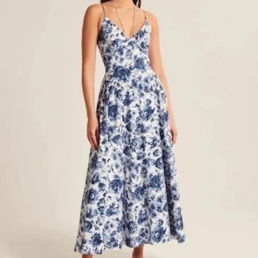 Abercrombie & Fitch drop waist maxi dress